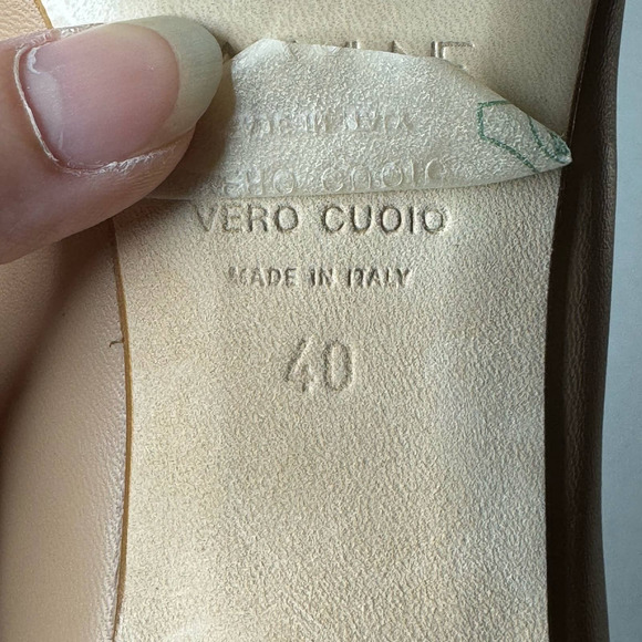 Kahmune Khaki Becky Pump Heels NEW Size US 9 / EU 40 - Picture 8 of 10